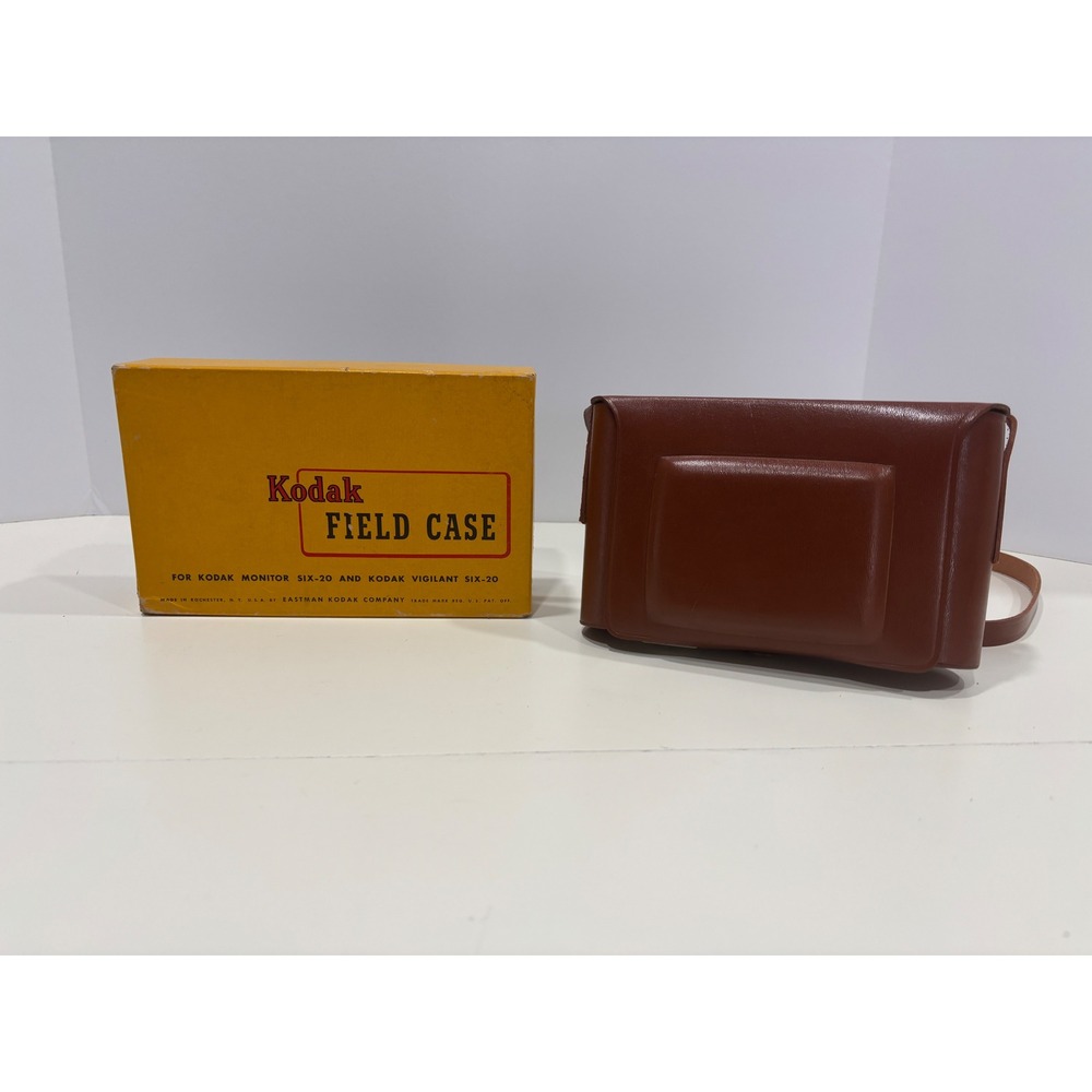 Vintage Kodak Field Case for Monitor Six-20 & Vigilant Six-20 Camera Brown Boxed